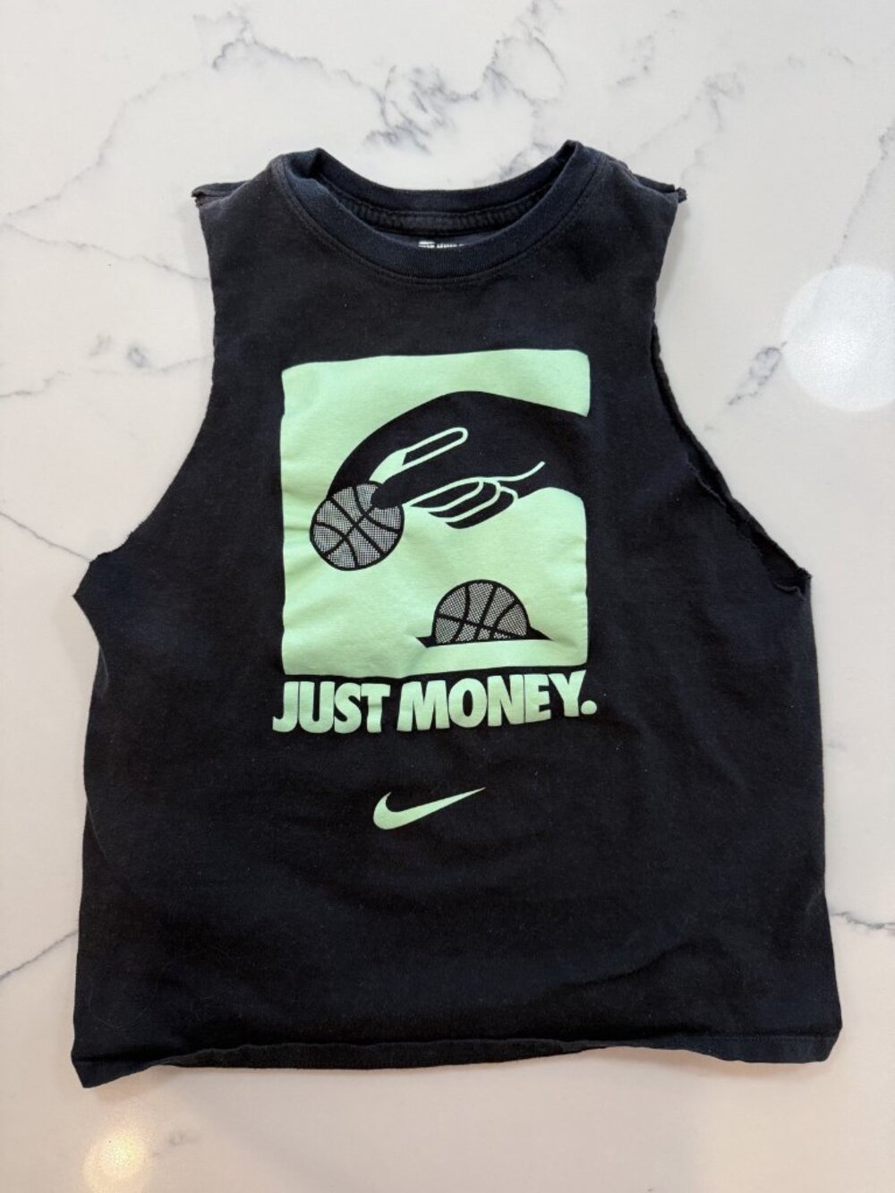 Nike Just Money Tank Top Youth Medium